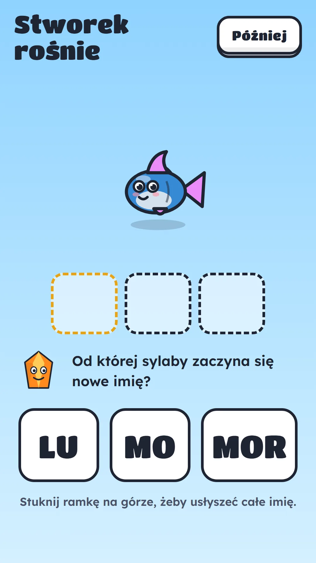 Czytanie w świecie gry